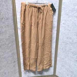 Tan Drawstring Pants size 2X NWT